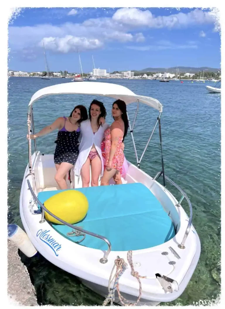 Group enjoying boat trip